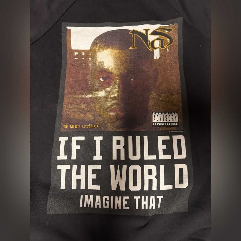 H&M Black Nas sweatshirt Preowned - Picture 3 of 4